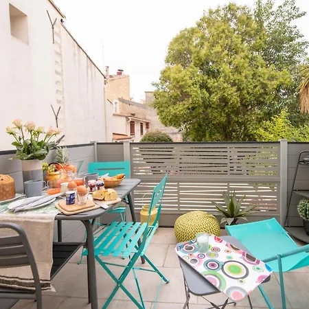 Apartment Oisivete Avec Terrasse Vue Sur Patio Et Clim Montpellier